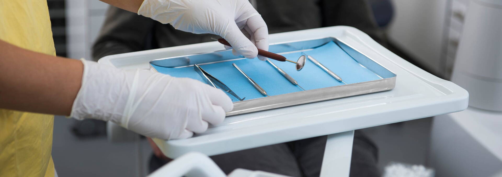 Zahnarzt Werkzeug sterilisiert Zahnarzt Werkzeug sterilisiert